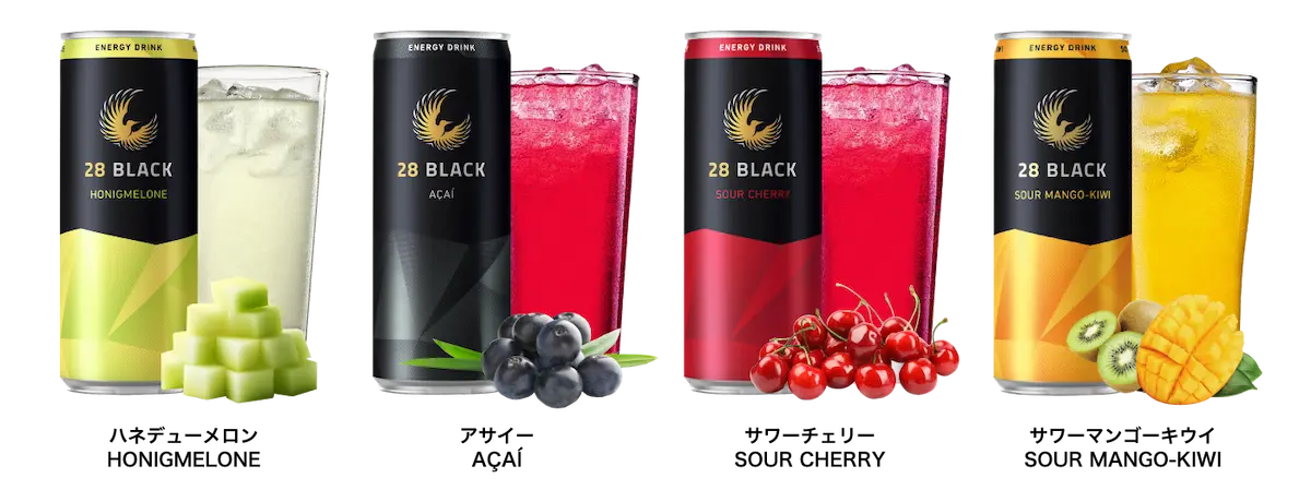 28 BLACK 4種フレーバーリスト