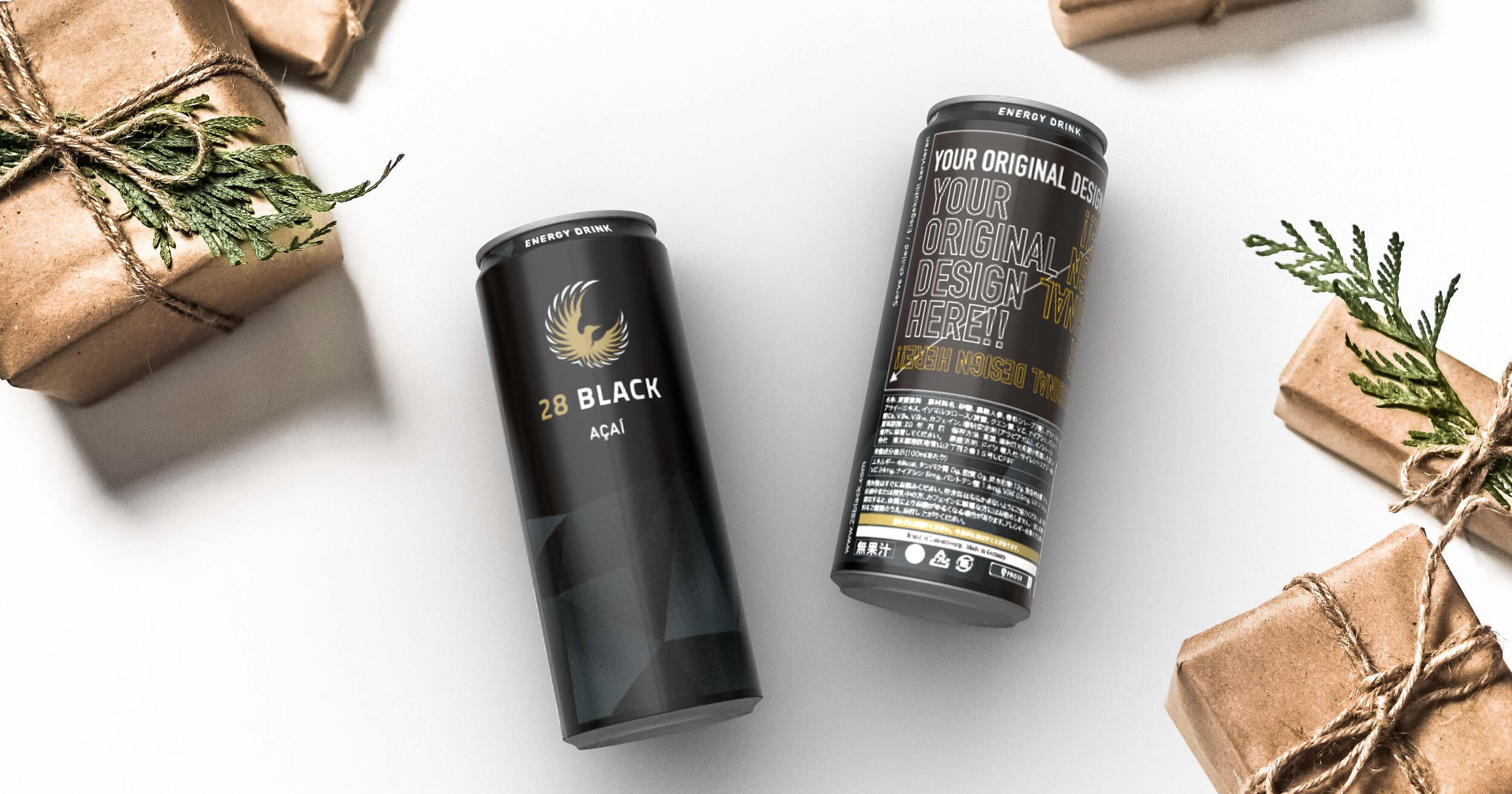 オリジナルデザインラベルで作る フルーツフレーバーのエナジー
